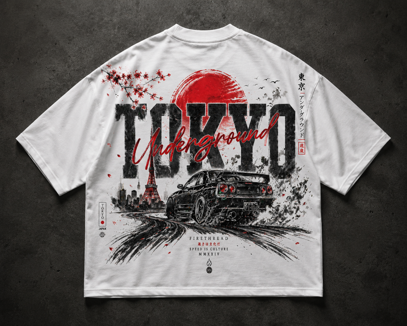 Tokyo Underground Tee — White